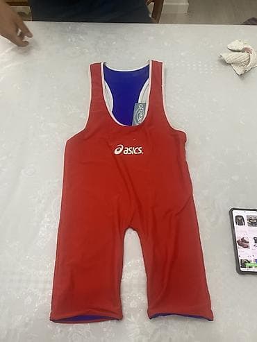 Спорт и отдых: Борцовский трико Asics, двухстороннее (reversible): - Цвета: с одной — 2