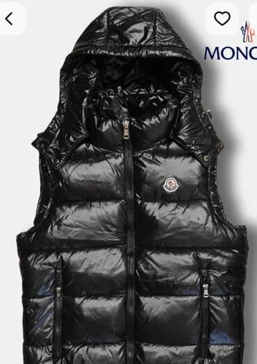 Пуховый жилет Moncler с капюшоном XXL оригинал новый. не подошёл по