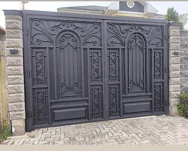 Откатные ворота: Ворота, откатные ворота!!! Изготовление металлических входных ворот из — 3