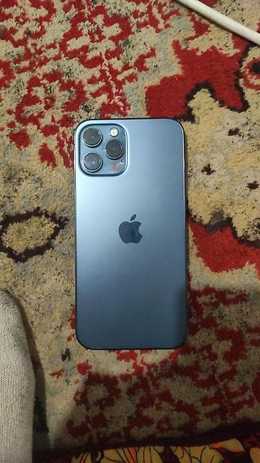 Техника и электроника: IPhone 12 Pro Max, Б/у, 128 ГБ, Pacific Blue, 70 % — 1