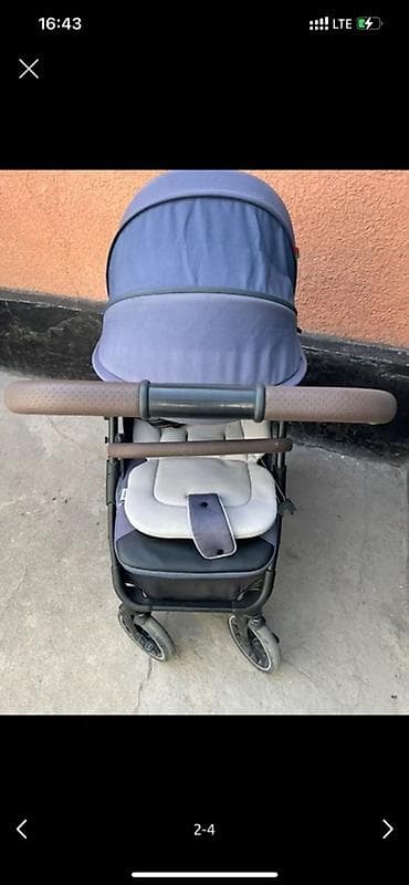 ручка от коляски: Коляска, Другой бренд, цвет - Фиолетовый, Б/у, Самовывоз — 3