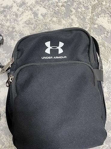 Барсетка, Under Armour, Материал: Тканевый материал, Застежка на молнии, Новый