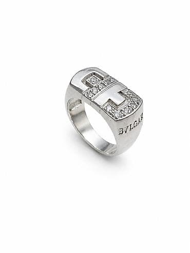 Кольцо-печатка «BVLGARI» из серебра 925 - Бренд: BVLGARI - Вид lalafo.kg да Кольцо-печатка «BVLGARI» из серебра 925 - Бренд: BVLGARI - Вид