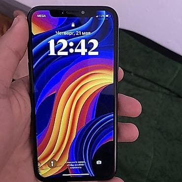 ipone x: IPhone X, Б/у, 64 ГБ, Серебристый, Чехол — 4