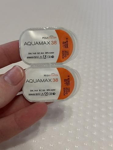 контакные линзы: Мягкие контактные линзы PEGA VISION AQUAMAX 38 (квартальные на 3 — 3