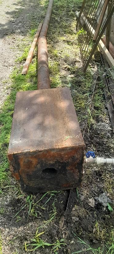 штатив для лампы: Продается печ для бании с трубой Характеристики: - Корпус — сварной — 2