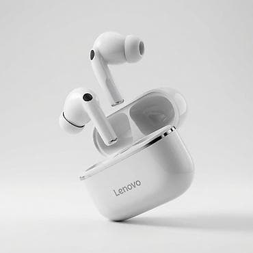 Беспроводные наушники Lenovo EA230 ОРИГИНАЛ, зарядный кабель и сменные