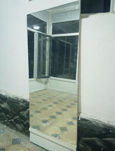 метал каркас: Зеркало напольное/пристенное, большое, прямоугольное. Размер: высота — 1