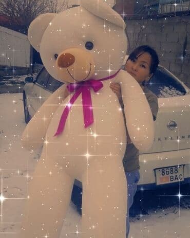 мишка 2 метра цена бишкек: Большой мишки размер 2мр продаётся. Хороший ручной качество супер — 2