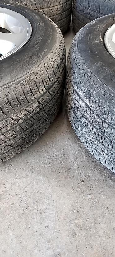 255 65 17: Комплект оригинальных дисков Mercedes для W210 (E‑класс) с шинами. - — 4