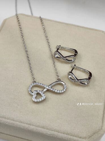 украшение шампанского для свадьбы: Набор украшений, Проба 925, Женские, Новый — 3