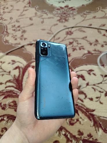 samsung note: Redmi, Redmi Note 10, Б/у, 64 ГБ, цвет - Черный, 2 SIM — 2