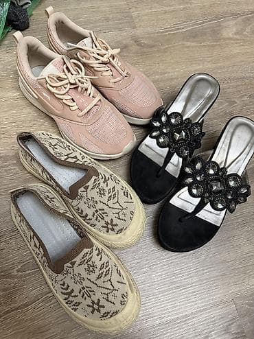 ecco 37 38: Отдам за 300 сом кроссовки 38 размер макасы 38 размер и босоножки 39 — 1