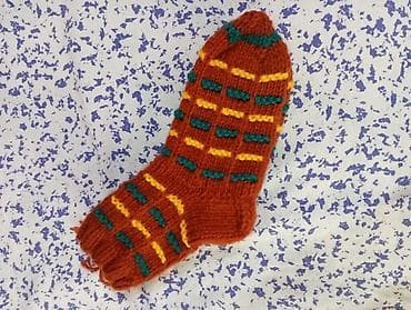 Вязаные шерстяные носки женские, мужские, детские, пинетки. Цена от