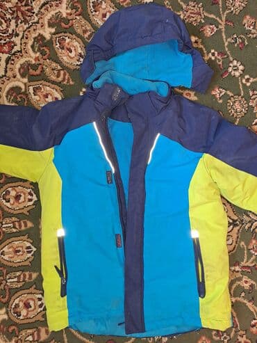 Мужская куртка, L, Uniqlo, Б/у, цвет - Голубой, Бесплатная доставка, Платная доставка, Самовывоз