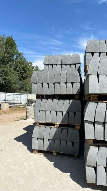 тратуарные бардюры: Тротуарный бордюр, Бетонный, Другие особенности, 100 — 6