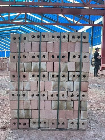 кирпичный район: Керамический, Рифленый, Пустотелый, дырчатый кирпич, Полублок, 250×120×90 — 3