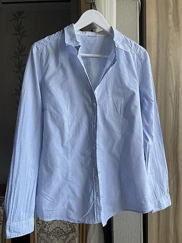 nike tech flece: Футболка, Оверсайз, Zarina, Трикотаж, Б/у, S, M — 10
