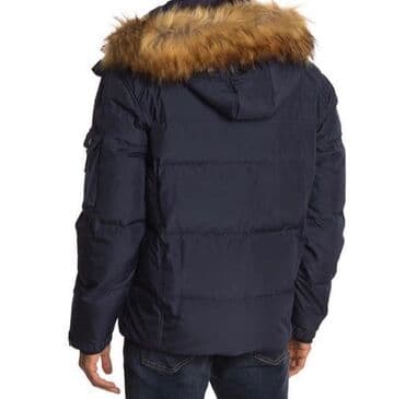 Эркектер кийими: S13 Сохраните тепло в этой пуховике с капюшоном, отделанной — 2