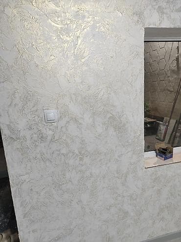акриловые зеркала: Услуги!!!Декоративная штукатурка “венецианка/жатый шёлк” на стенах - — 8
