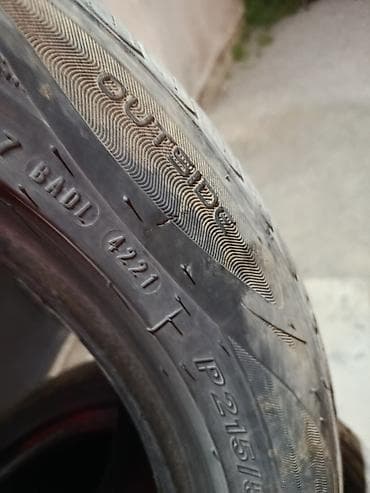 Шиналар жана дисктер: Шиналар 215 / 55 / R 17, Жай, Колдонулган, Комплект, Жеңил унаалар, Корея, Cooper — 5