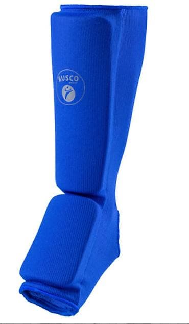 Вальгус шиналары: Щитки-валенки для голени и подъёма стопы RUSCO Sport (синего цвета) — 1