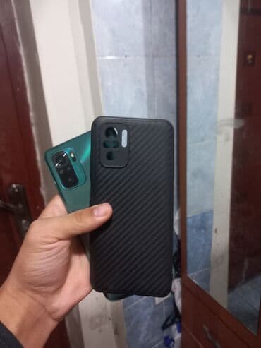 Redmi, Redmi Note 10, Б/у, 64 ГБ, цвет - Зеленый, 2 SIM