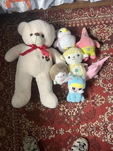 цветки: Продаю мягкие игрушки 🧸 Хорошее состояние, чистые и аккуратные Можно — 4