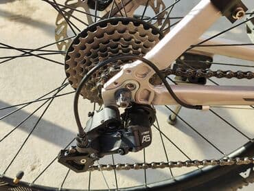 продаю в связи с переездом: Горный велосипед, Рама XL (180 - 195 см), Алюминий, Б/у — 8