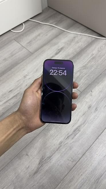 eos r: IPhone 14 Pro, Б/у, 256 ГБ, Deep Purple, 78 % — 4
