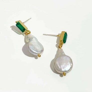 свадебные платья от производителя: Эти серьги Г — изысканное сочетание натурального жемчуга и изумрудного — 4