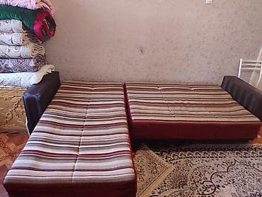 Мебель: Угловой диван, C подушками, Трехместный — 7