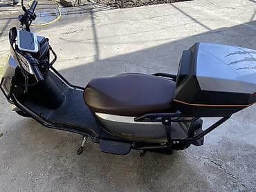 электро скутео: Электроскутер ZHONGA (серебристо-серый) - Компактный городской — 5