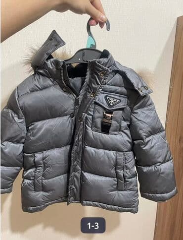 куртка подростковая зимняя: Детская теплая зимняя куртка,серый металлик.Новое.На возраст 12-18 — 1