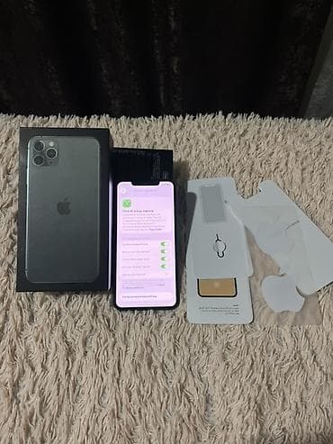 oneplus 10 pro: IPhone 11 Pro, Б/у, 256 ГБ, Matte Midnight Green, Коробка, 86 % — 5