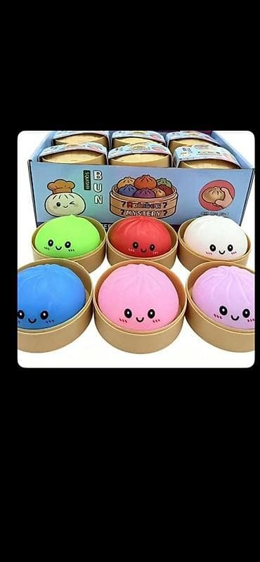 костюм сноуборд: Сквиши-антистресс «Bun» (серия One Set Sugar Edition) - Яркие мягкие — 2