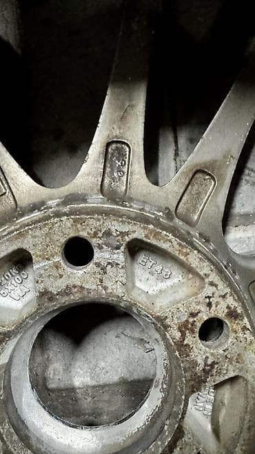 2 gz: Колеса в сборе 225 / 55 / R 17, Всесезонная, Б/у, Комплект, Легковые, Литые, отверстий - 5 — 5