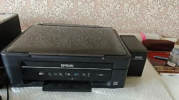 принтеры сканер: МФУ Epson L366 с системой СНПЧ + лазерный принтер Samsung ML‑1615 — 1