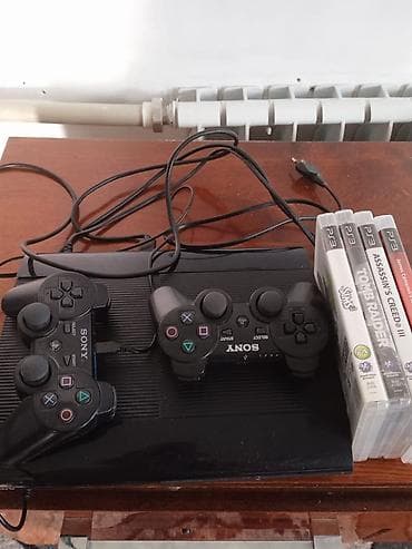 xbox series s бу: Игровая приставка Sony PlayStation 3 Super Slim (чёрная) в комплект — 1