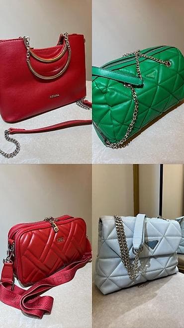 Сумки: Классическая сумка, Prada, Турция, Материал: Экокожа, Стеганая модель, Женские, Новый — 3