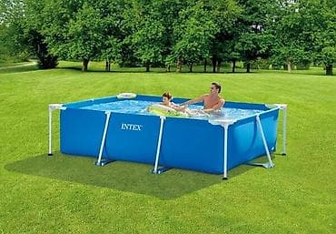 Спорт и отдых: 260/160/65см. Intex 28271 Каркасный прямоугольный бассейн, 2282л — 7