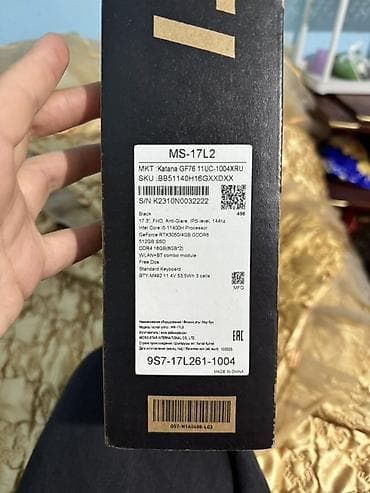 surface 7 pro: Игровой ноутбук MSI Katana GF76 11UC-1004XRU (MS-17L2) — 4