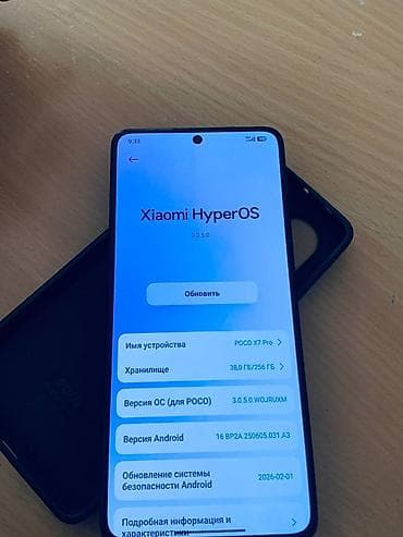 2 gb: Poco X7 Pro, Б/у, 256 ГБ, цвет - Черный, 1 SIM, 2 SIM, eSIM — 3