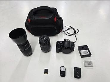 Комплект Canon EOS 650D + 2 объектива Состав набора: - Камера Canon lalafo.kg да Комплект Canon EOS 650D + 2 объектива Состав набора: - Камера Canon