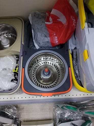 Ведро с центрифугой для отжима швабры (spin-mop) - Прямоугольное at lalafo.kg Ведро с центрифугой для отжима швабры (spin-mop) - Прямоугольное