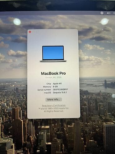 macbook pro m1 2020: Для лёгких задач, Б/у, Apple M1, ОЗУ, RAM: 8 ГБ — 5