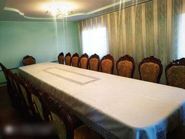 столы из нержавейки бу: Стол длина 5 метр. столду кичирейтсе болот. Стул 20 штук. Материал — 13