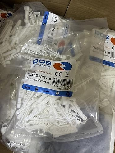 Кабельные клипсы/зажимы DOS electric, модель DWP6-10. - Назначение