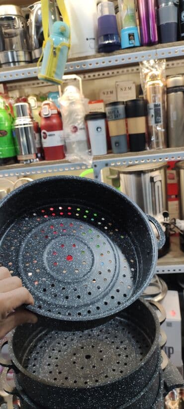 продаю мантышницу: Мантыварка Мантыщница Фирма Uakeen Размер 28 см Гранитный материал — 5