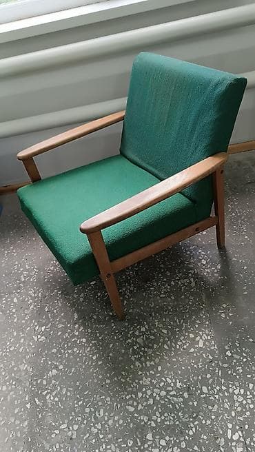 раритет мебель: Румынское кресло в стиле mid-century под реставрацию Количество: 1 — 1